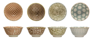 Painted pinch pot DF7207A
