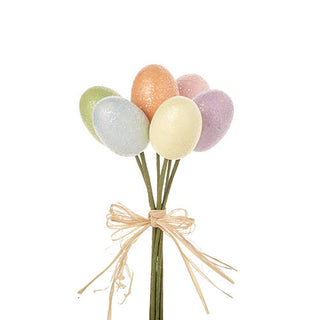 Pastel Egg 12" Pick Bundle - Multicolor F4206691