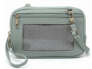 Cell Phone Mini Crossbody Wallet Bag - Mint
