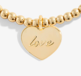 A Little - My Moments Christmas "With Love This Christmas" Bracelet Gold