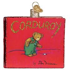44298 - Corduroy Book Ornament - OWC