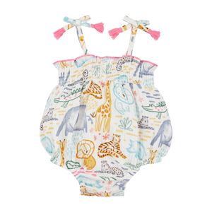 Girl Jungle Printed Bubble 0-3M