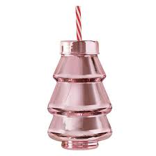 Acrylic Tree Shaped Sipper- Blush