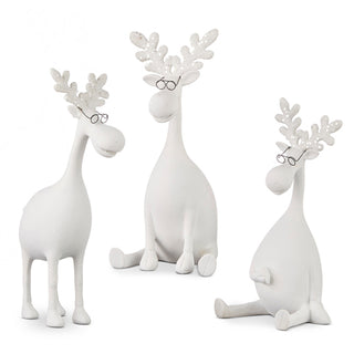Moose with Glasses 12"