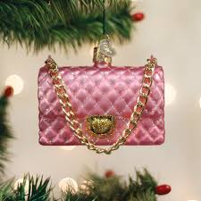 32673 Quilted Purse Ornament