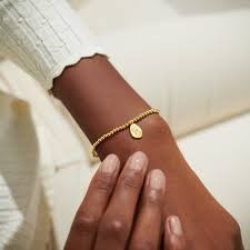A Little Birthflower "October" Gold Bracelet