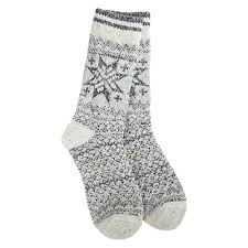 75132 WS Weekend Holiday Confetti Crew OS Black Multi Socks