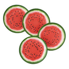 Watermelon "Paper" Plate Melamine