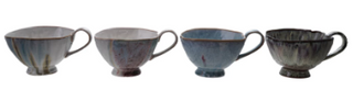 Stoneware Footed 14oz Mug - 4 colors
