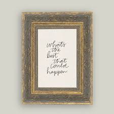 The Best That Could Happen Framed Antique Art - 5x7