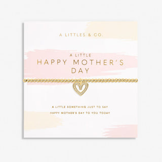 A Little "Happy Mothers Day" Bracelet Gold