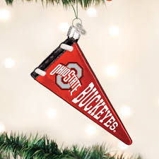 64806 Ohio State Pennant Orn