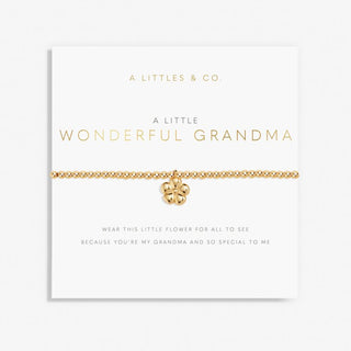 A Little "Wonderful Grandma" Gold Bracelet