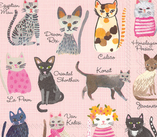 Cool Cats Cocktail Napkins