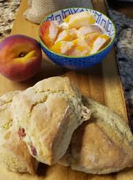 Dr. Pete's Peaches & Cream Scones/Biscuits