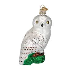 16079 Great White Owl Orn