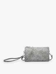 M013-CHE.LGY Riley Crossbody - Cheetah light gray