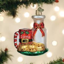 32538 SantaÕs Milk & Cookies Orn.