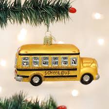 46007 School Bus Orn