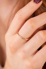 Ring- Gold Thin Band Size 7
