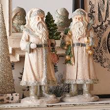 14" Pink Old World Santas