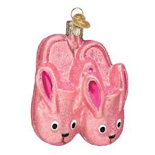 32406 Bunny Slippers Orn.