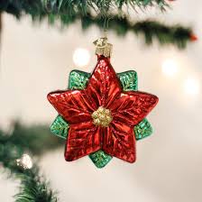 22028 Poinsettia Star Orn