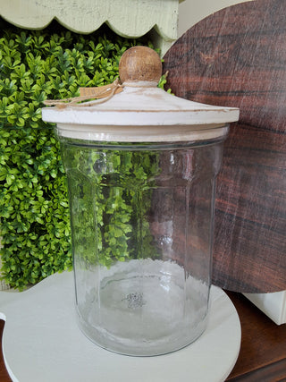 Glass Canister Lg