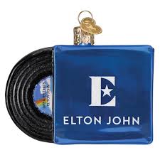 38068 Elton John Greatest Hits Album Ornament