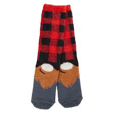 75088 Cozy Collection Feather Crew OS Gnome Lumber Socks