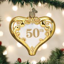 30056 50th Anniversary Heart Orn