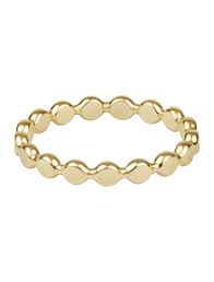 Ring- Gold Beaded Size 8 2.5mm