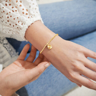 A Little Birth Flower "May" Lily of the Valley Bracelet Gold