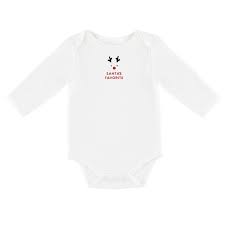 Onesie Long Sleeve Santa's Favorite 6-12mo