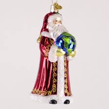 40358 World Peace Santa Ornament - OWC