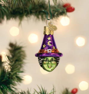 86760 Mini Witch Head Orn