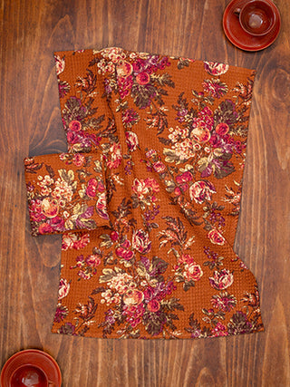 Bountiful Harvest Tea Towel Rust