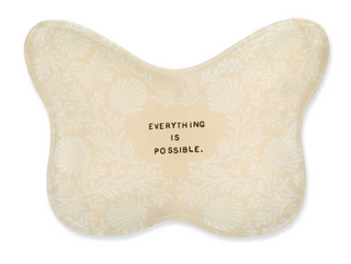Everything is Possible Small Butterfly Decoupage Plate