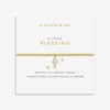 A Little "Blessing" Gold Bracelet