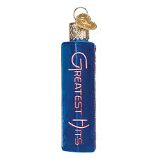38068 Elton John Greatest Hits Album Ornament