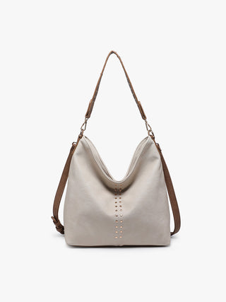 Emery - Cotton/Brown Crossbody