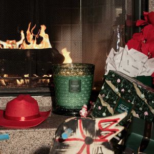 Noble Fir Garland 5 Wick Hearth