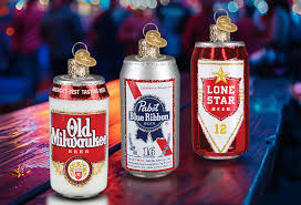 32721 Pabst Blue Ribbon Beer Can Ornament - OWC