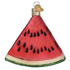 28062 Watermelon Wedge Orn