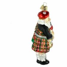 40139 Highland Santa Ornament - OWC