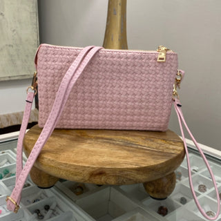 Riley Square Knot - Pale Pink Crossbody