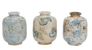 Terracotta Vase With Pattern - 3 styles