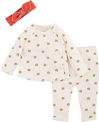 Mudpie Ditsy Pumpkin 3PC Set 9-12 Months Baby Girl