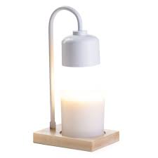 Arched Candle Warmer Lamp - White/Black
