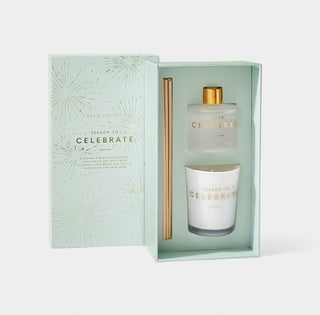 KL DOORBUSTER Christmas Mini Set "Season to Celebrate" Candle/Reed Diffuser